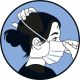 Indossare la mascherina facendo passare gli elastici attorno alla testa, tenendo il lato
protettivo della mascherina a coprire la bocca e il naso.