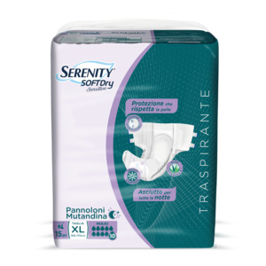 Serenity SoftDRY Sensitive Pannolone Mutandina  XL Maxi