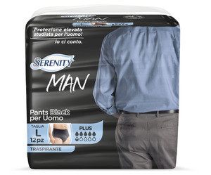 Serenity Man Pants Black Plus