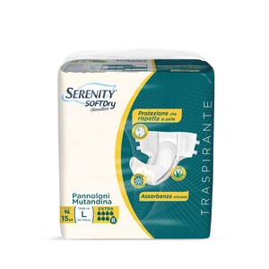 Serenity Soft Dry+ Pannolone Mutandina  L Extra