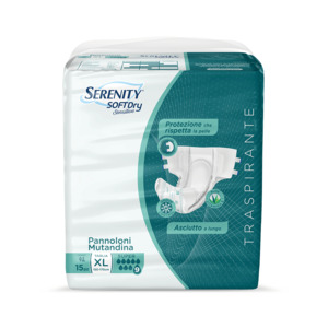 Serenity SoftDRY Sensitive Pannolone Mutandina XL Super