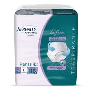 Serenity SoftDry Sensitive Pants L Maxi