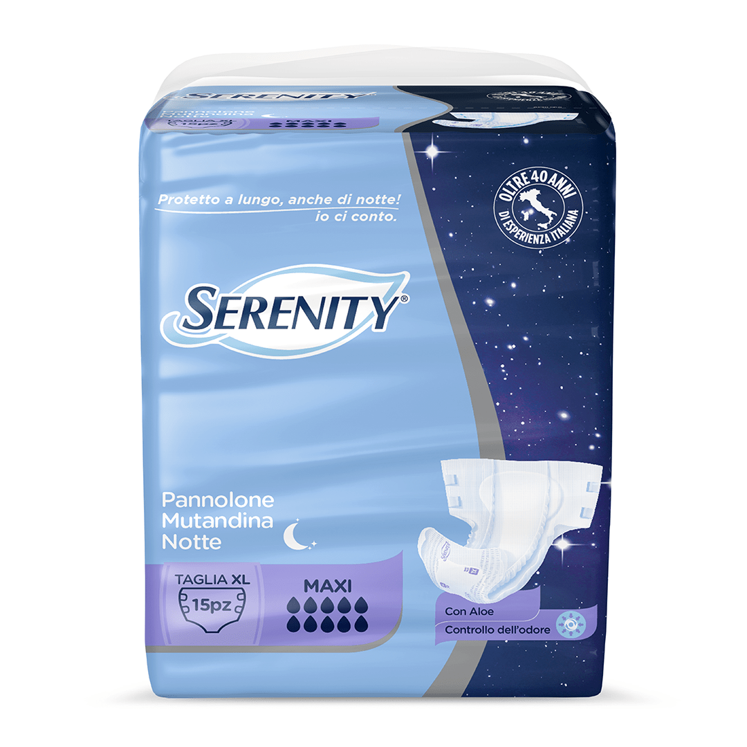 Serenity Pannolone Mutandina XL Notte- Acquista su SerenityShop