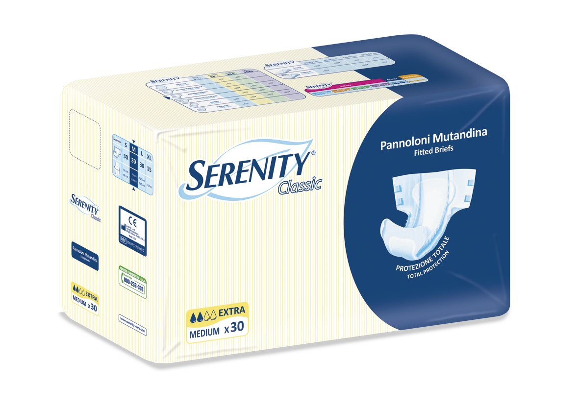 Serenity Classic Pannolone Mutandina M Extra- Acquista su SerenityShop