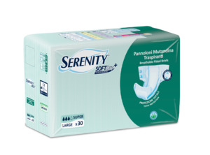 Serenity Soft Dry+ Pannolone Mutandina  L Super